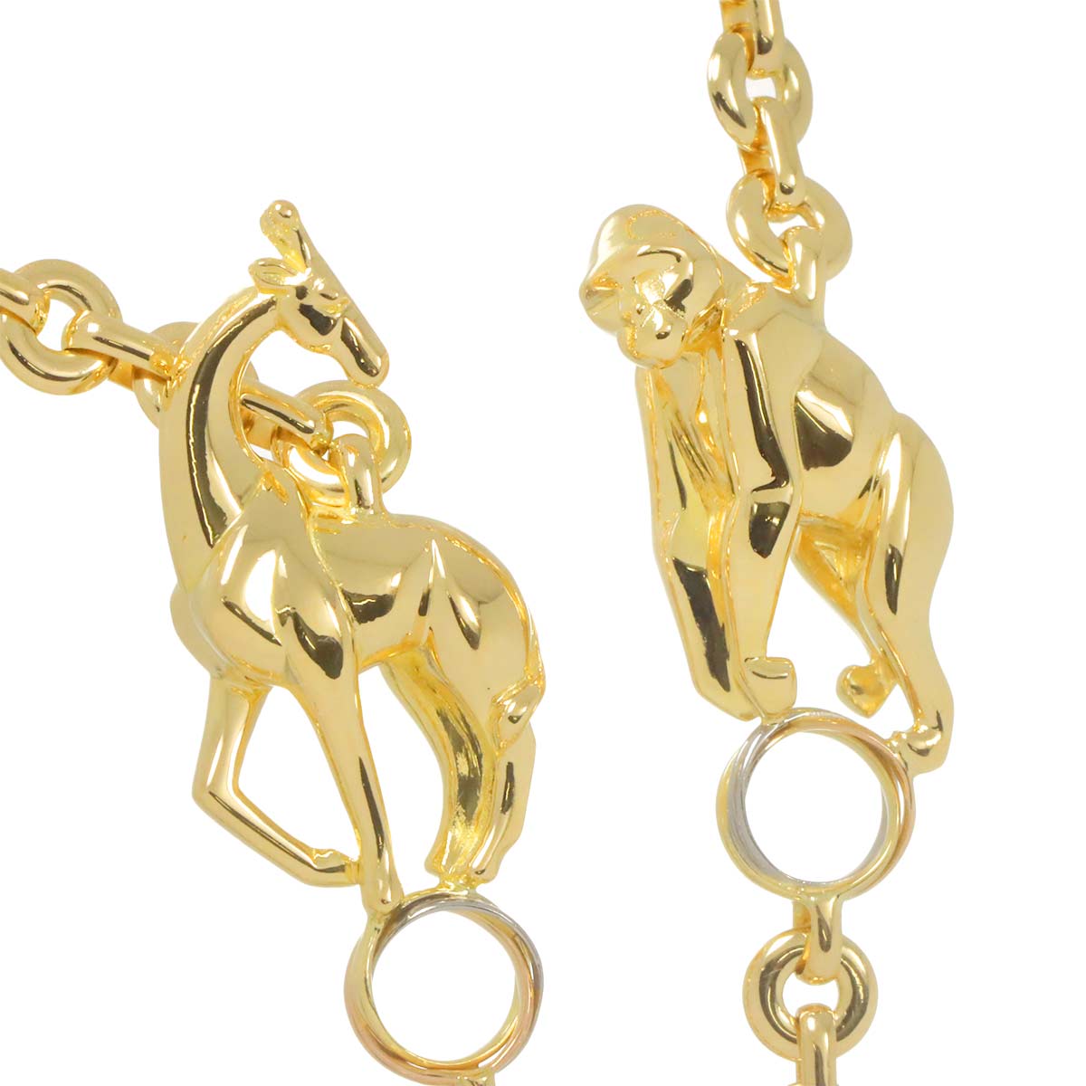 Circus Trinity Necklace 18K YG WG PG 750