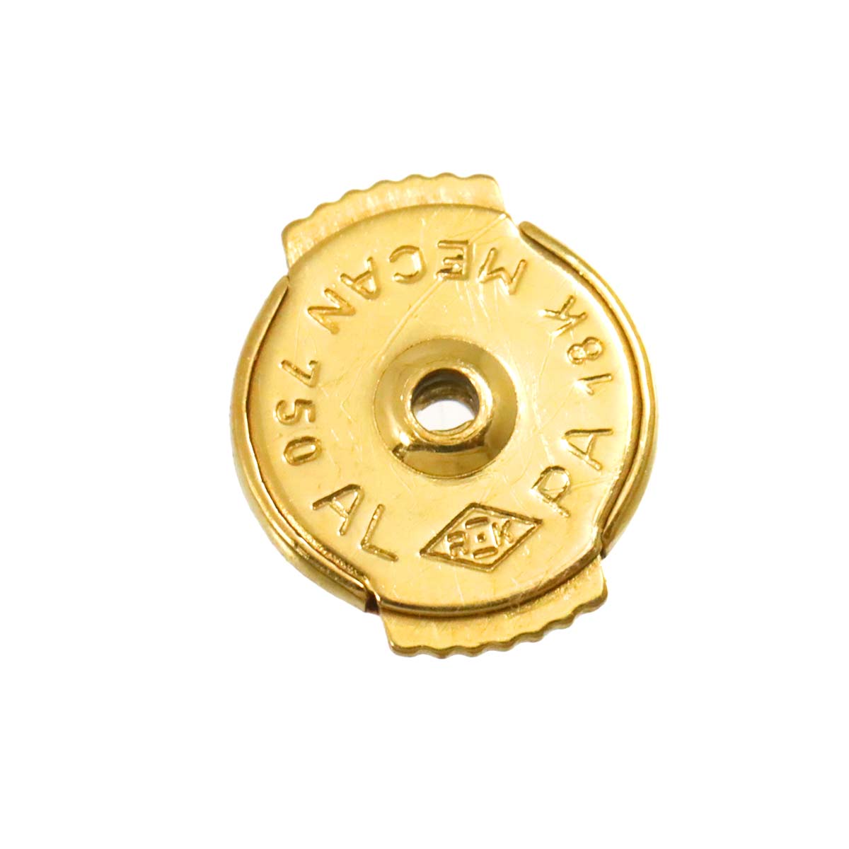 Diamond Earrings Pierced 18K YG 750