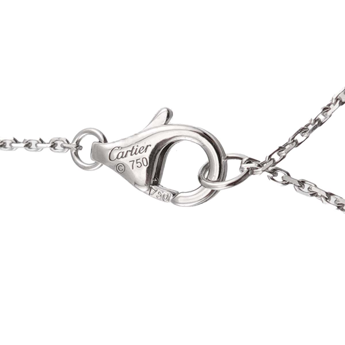 C De Diamond 0.33ct G/VVS1/3EX Necklace 18K WG 750