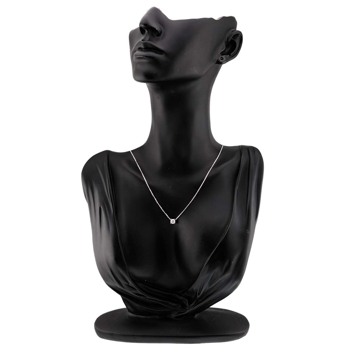 C De Diamond 0.33ct G/VVS1/3EX Necklace 18K WG 750