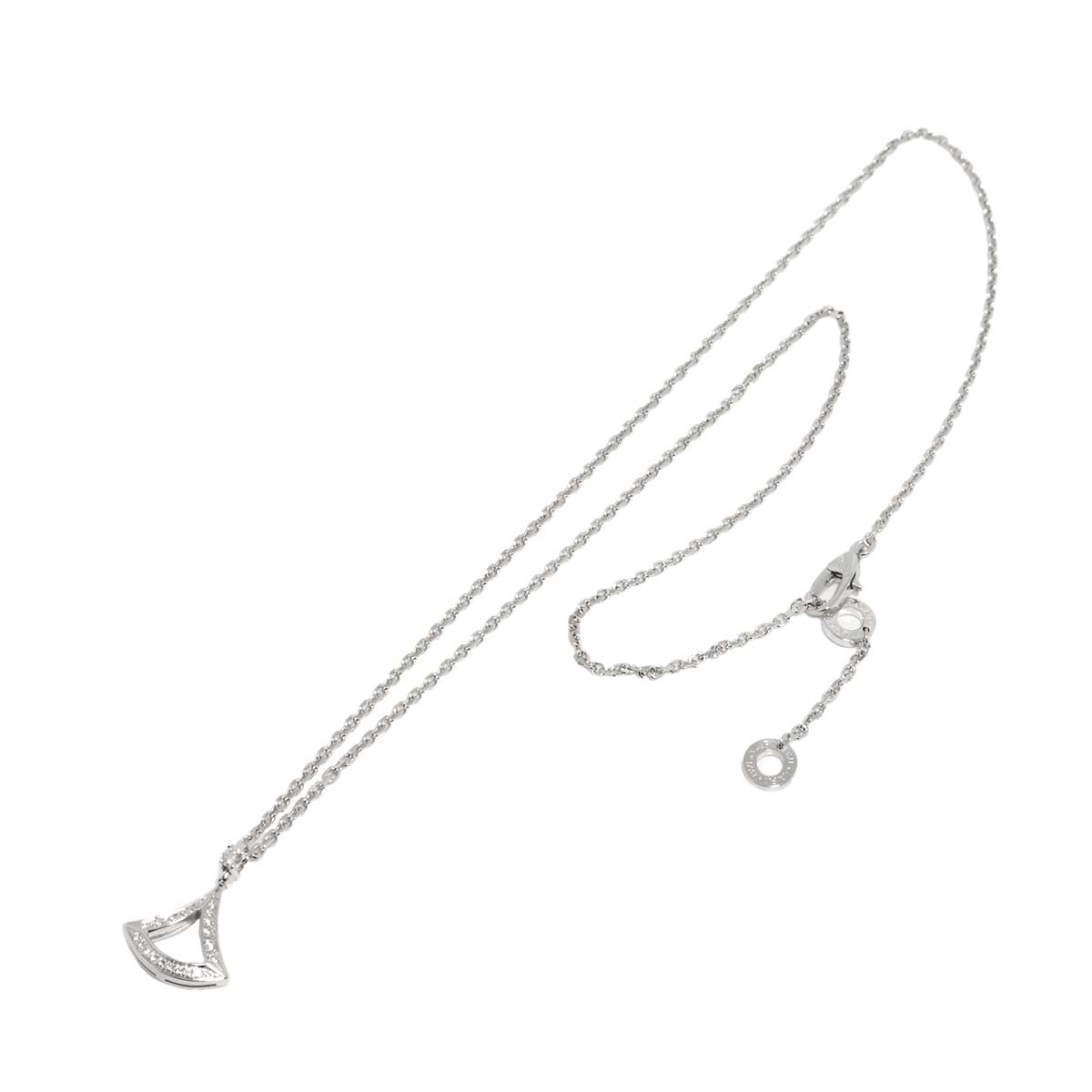 Diva Dream Diamond Necklace 18K White Gold 750