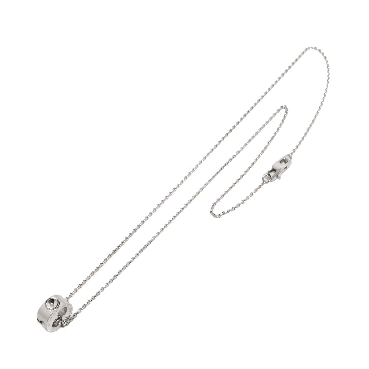 Pendentif Empreinte Diamond Necklace 18K WG 750