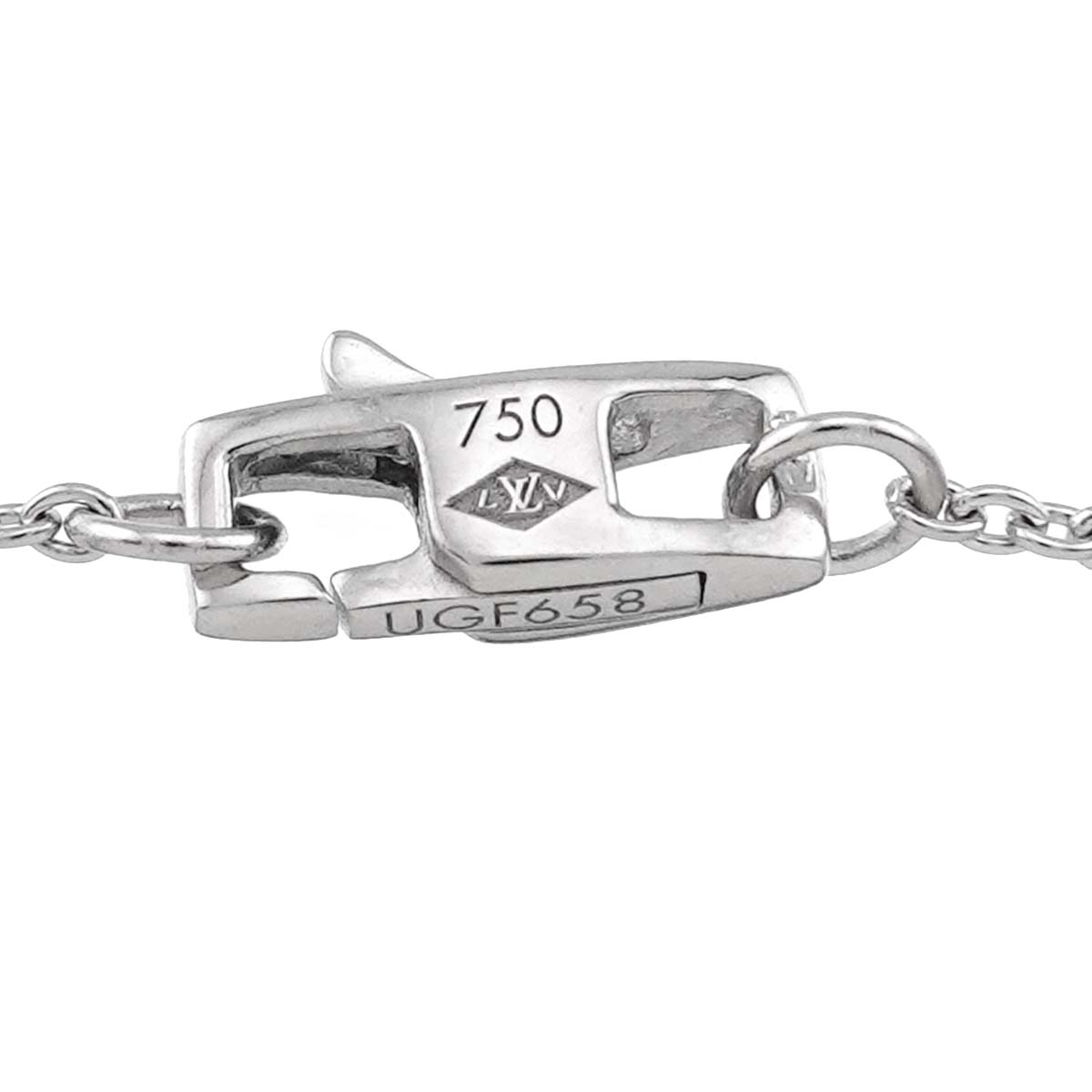 Pendentif Empreinte Diamond Necklace 18K WG 750