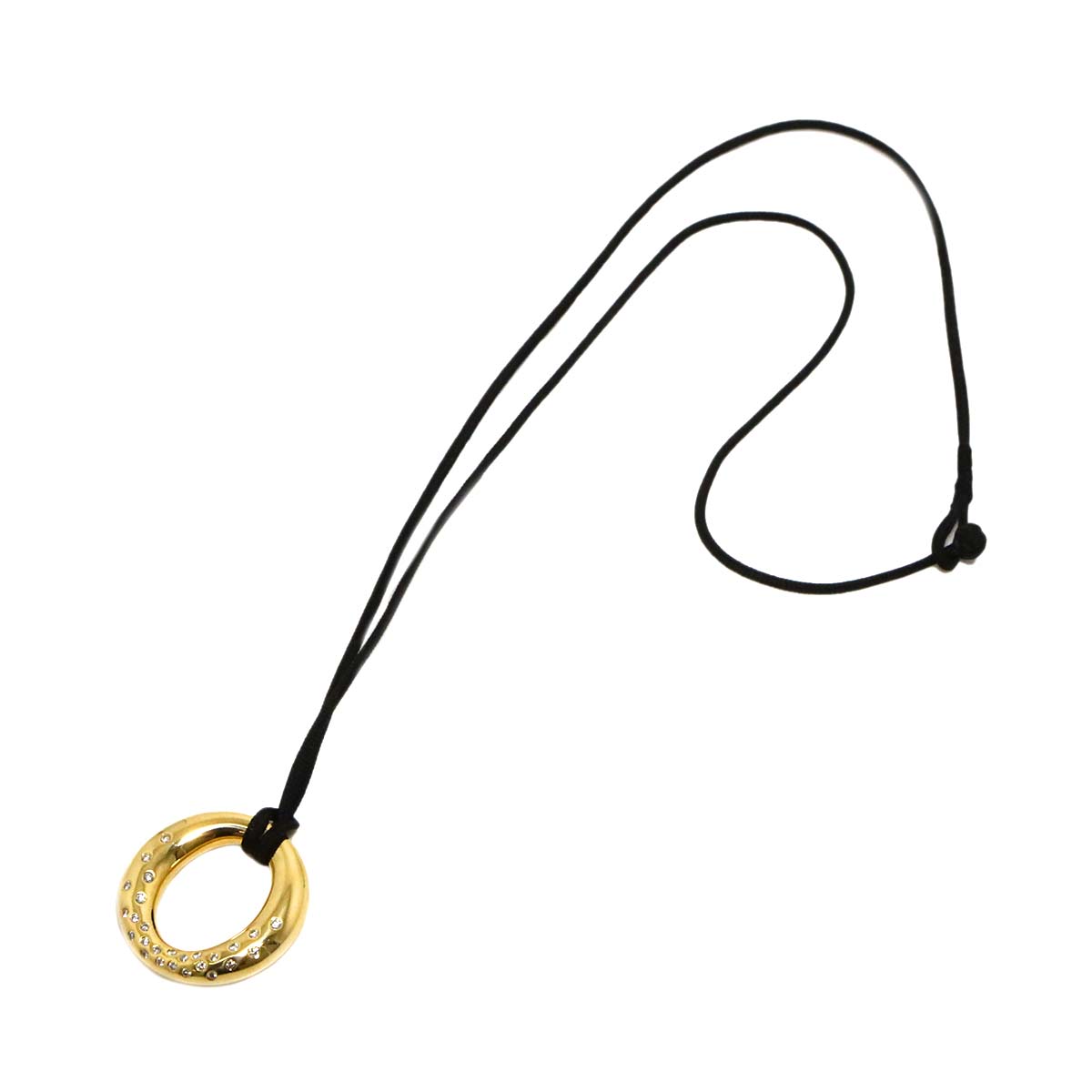 Diamond Necklace 18K YG 750