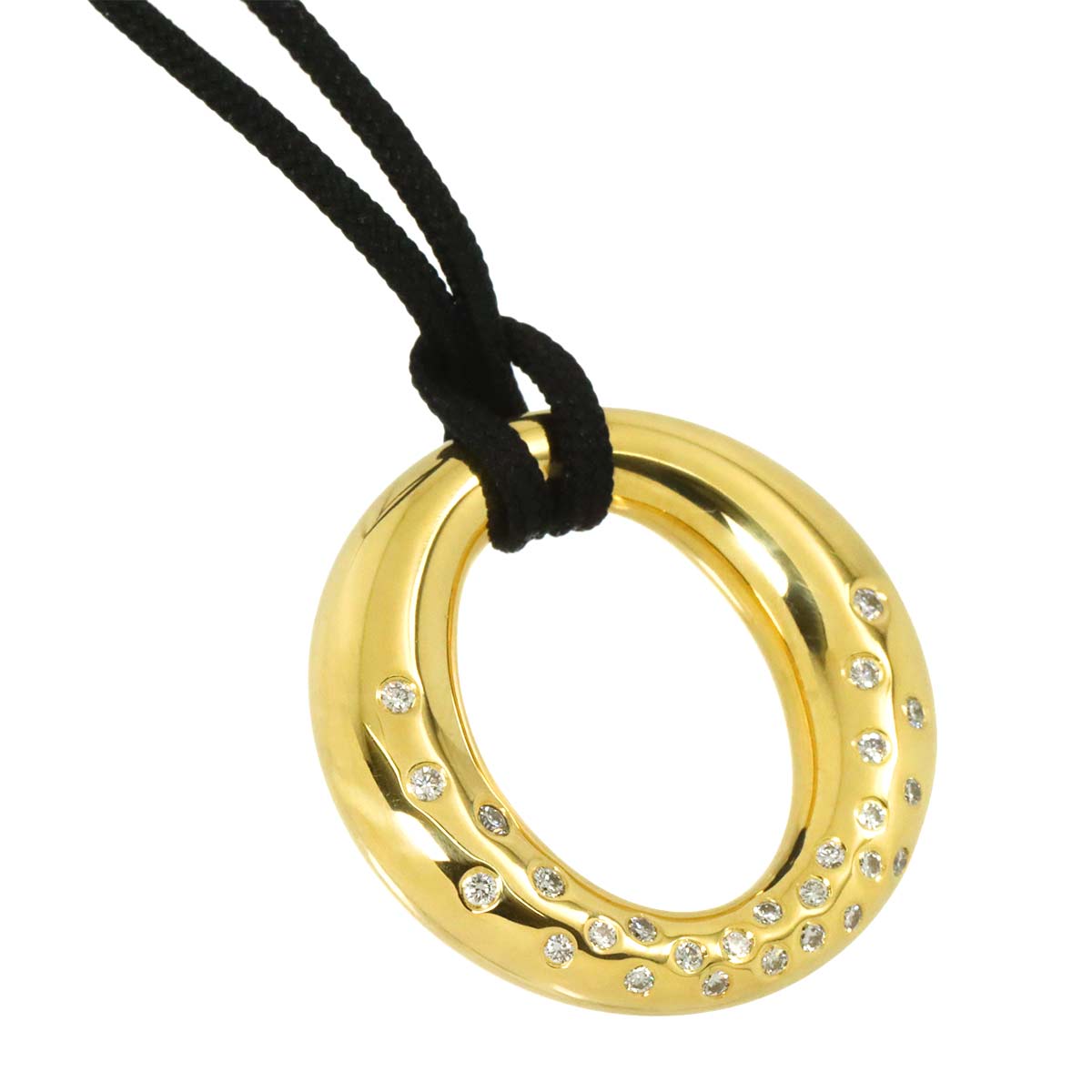 Diamond Necklace 18K YG 750