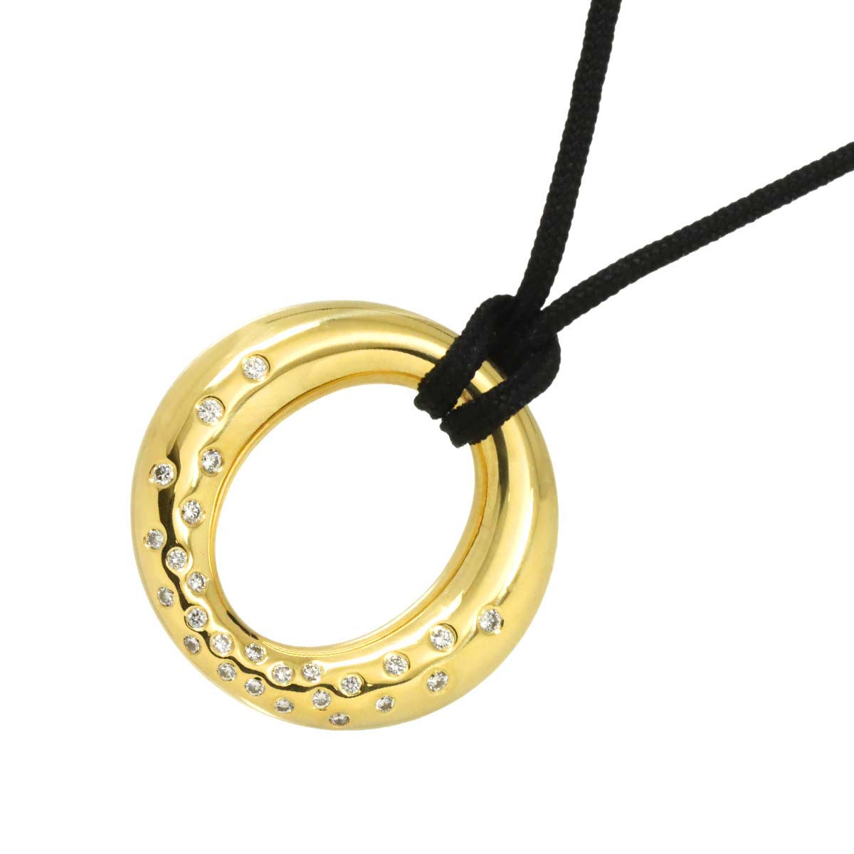 Diamond Necklace 18K YG 750