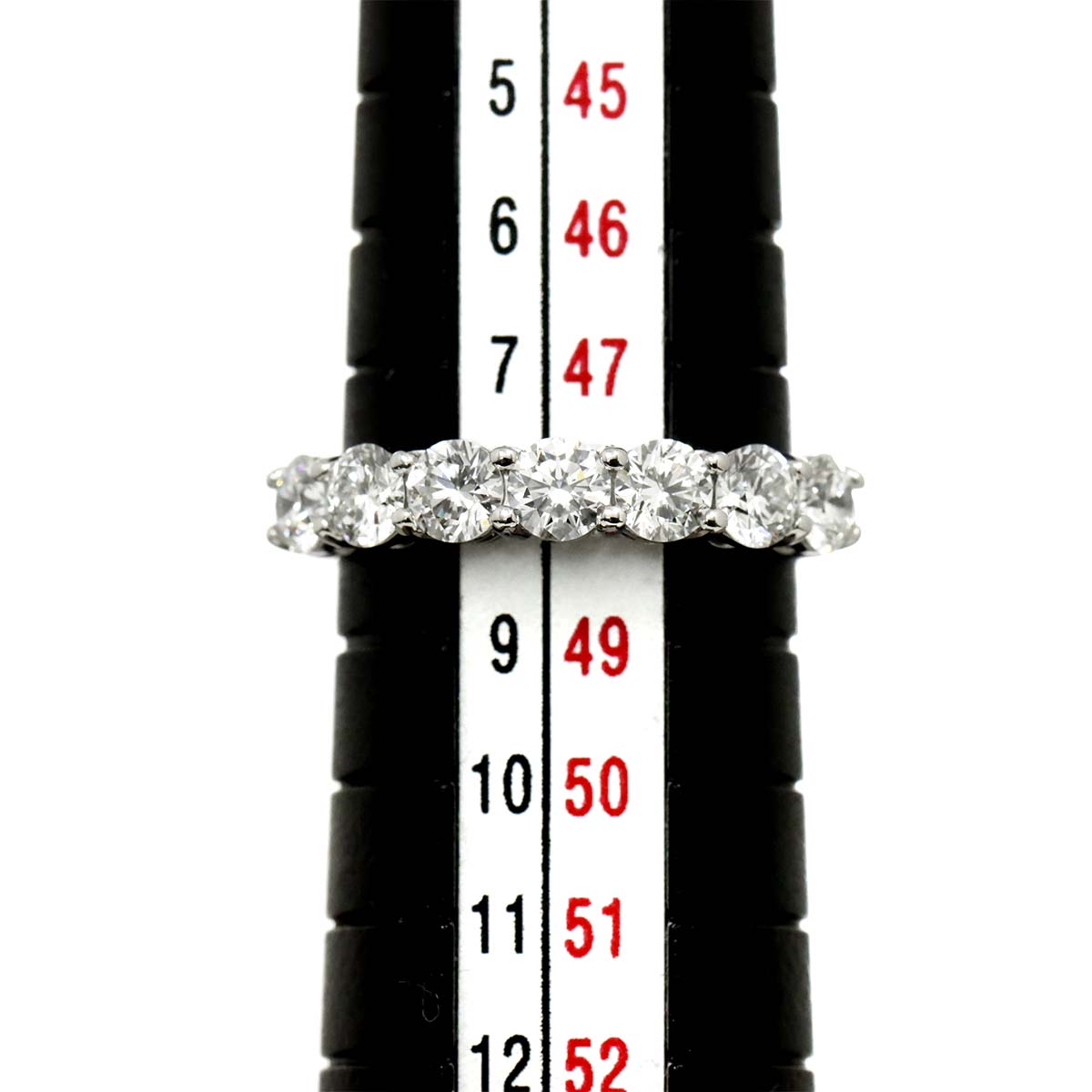 Half Diamond Ring Platinum size4.5(US)