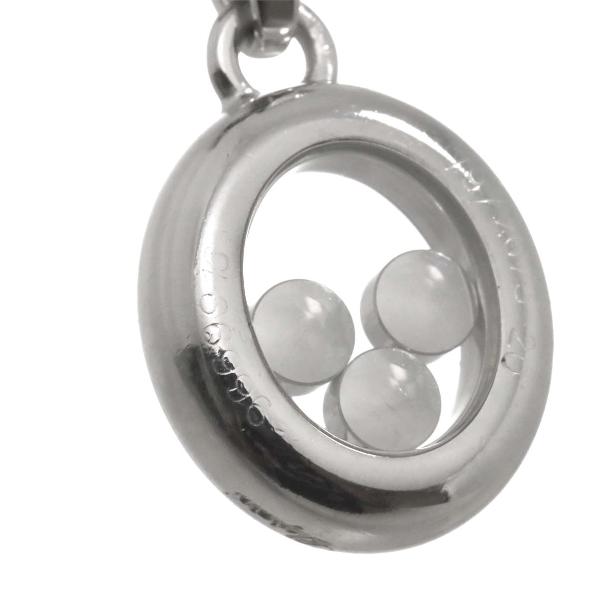 Happy Diamond Necklace 18K White Gold 750