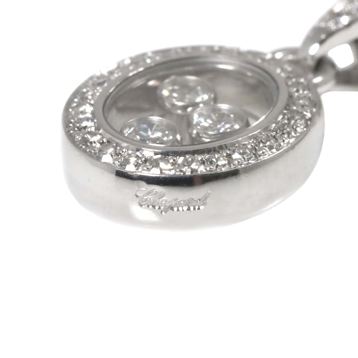 Happy Diamond Necklace 18K White Gold 750