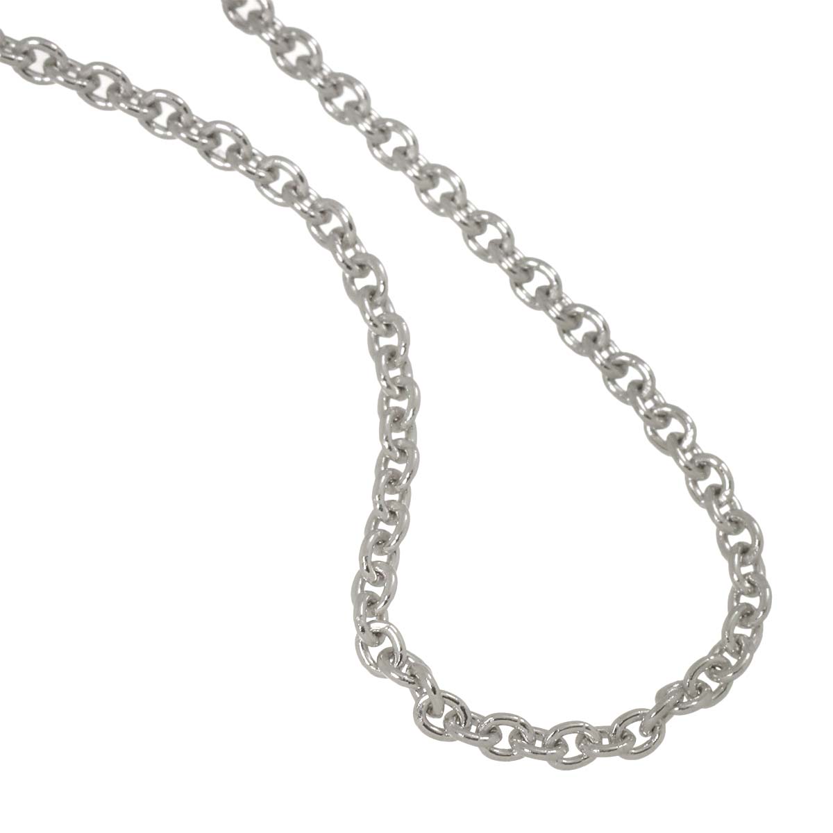 Chain Necklace 18K White Gold 750