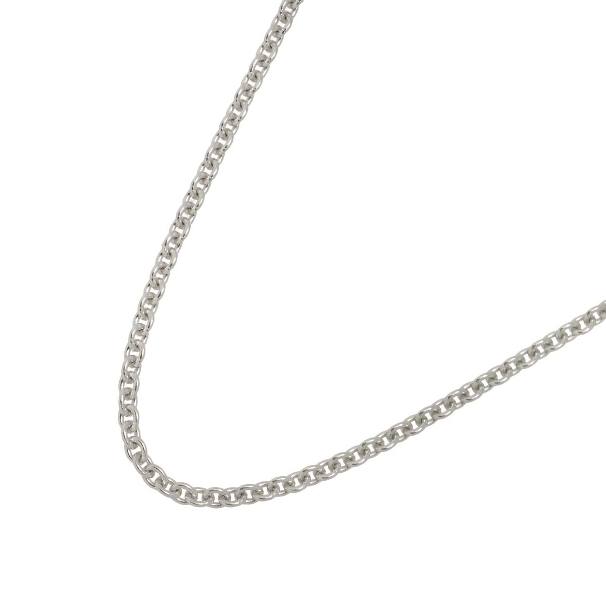 Chain Necklace 18K White Gold 750