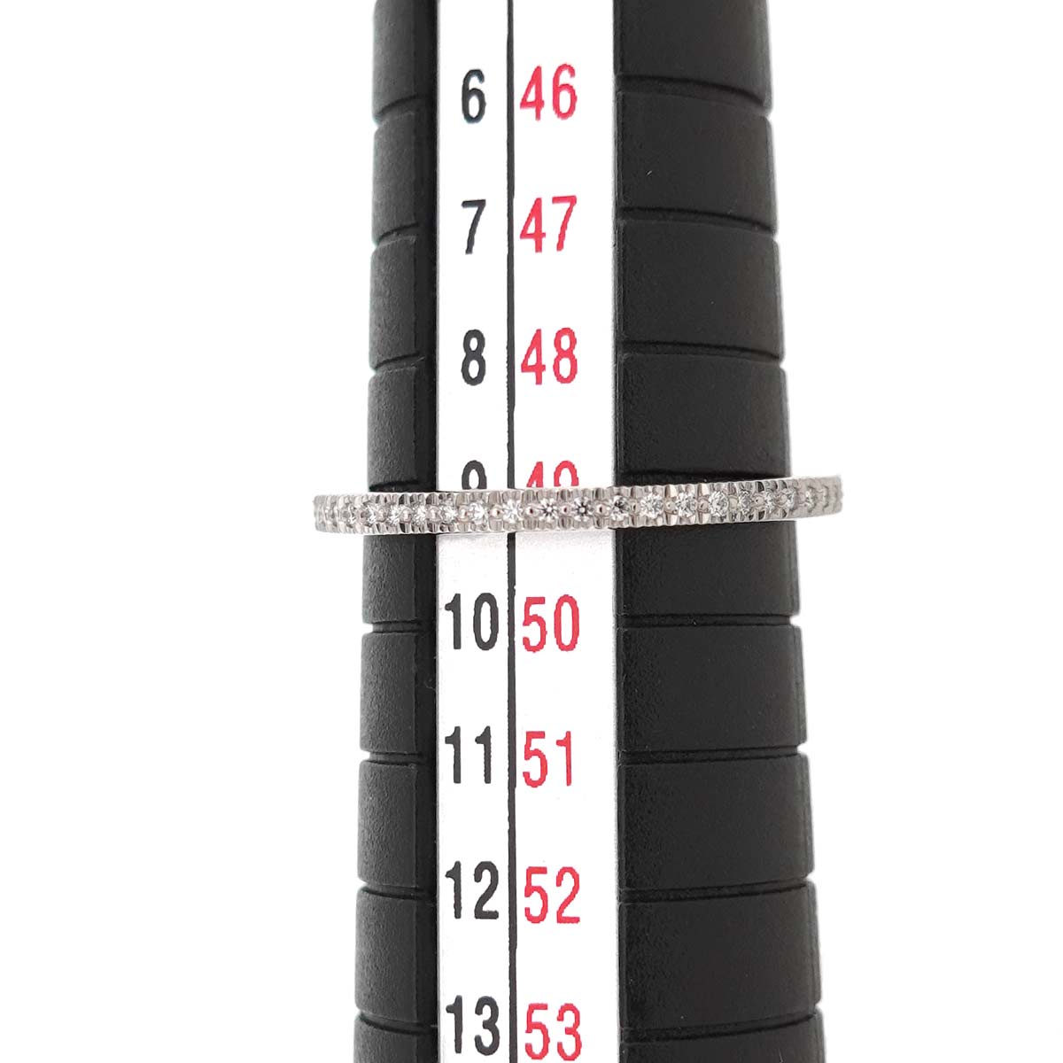 Full Diamond band Ring Platinum Size4.75-5(US)