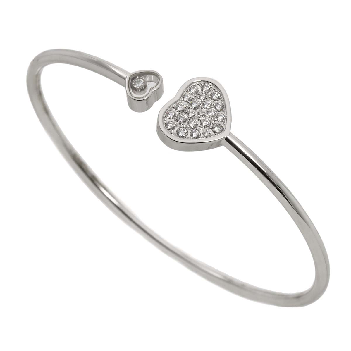 Happy Heart Diamond Bracelet 18K WG 750