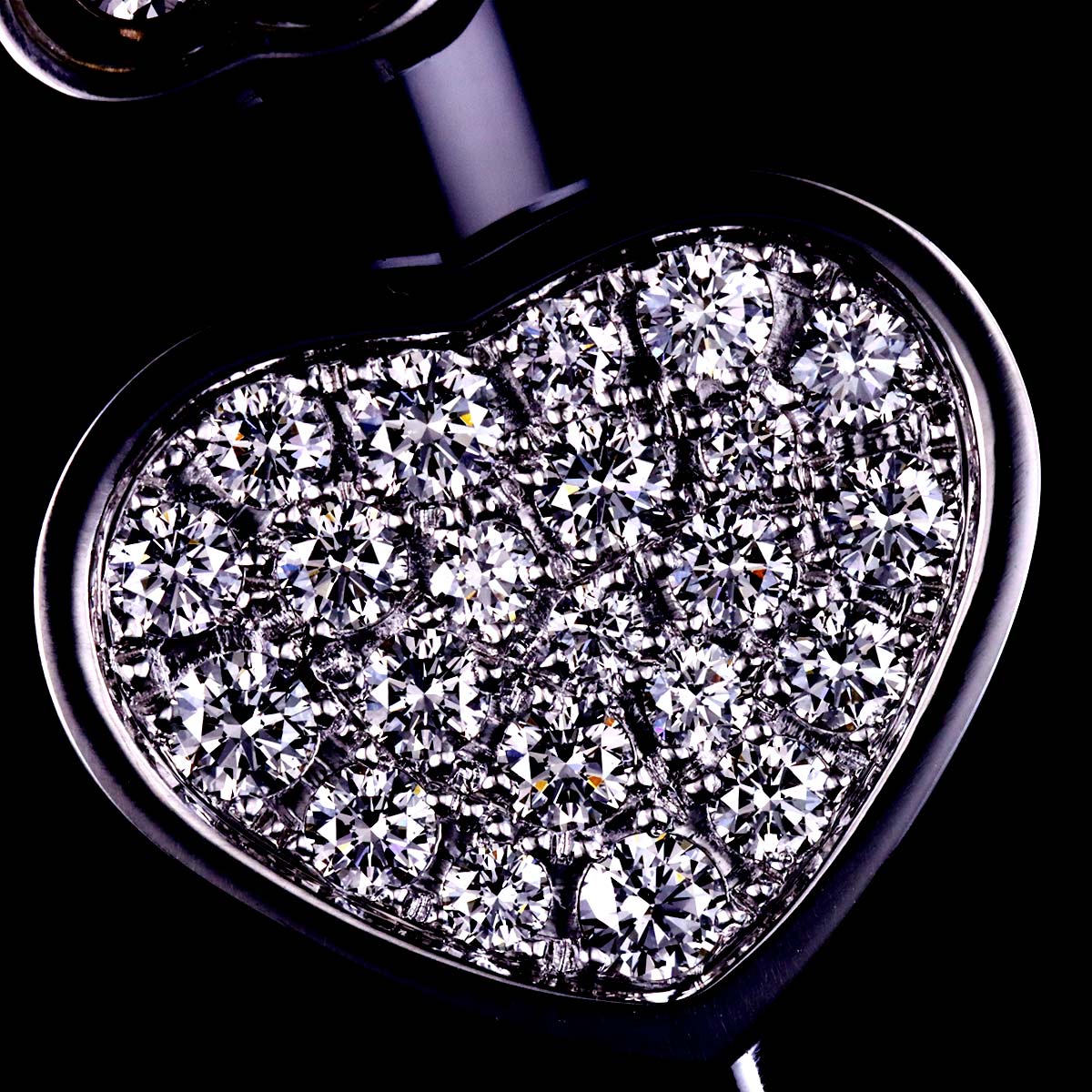 Happy Heart Diamond Bracelet 18K WG 750