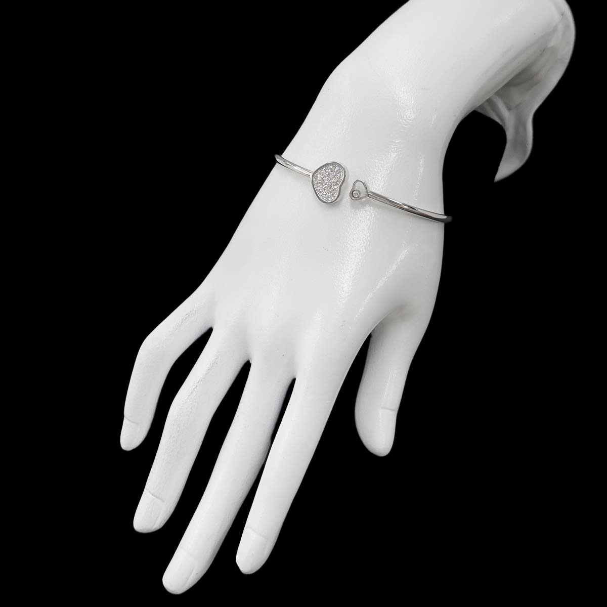 Happy Heart Diamond Bracelet 18K WG 750