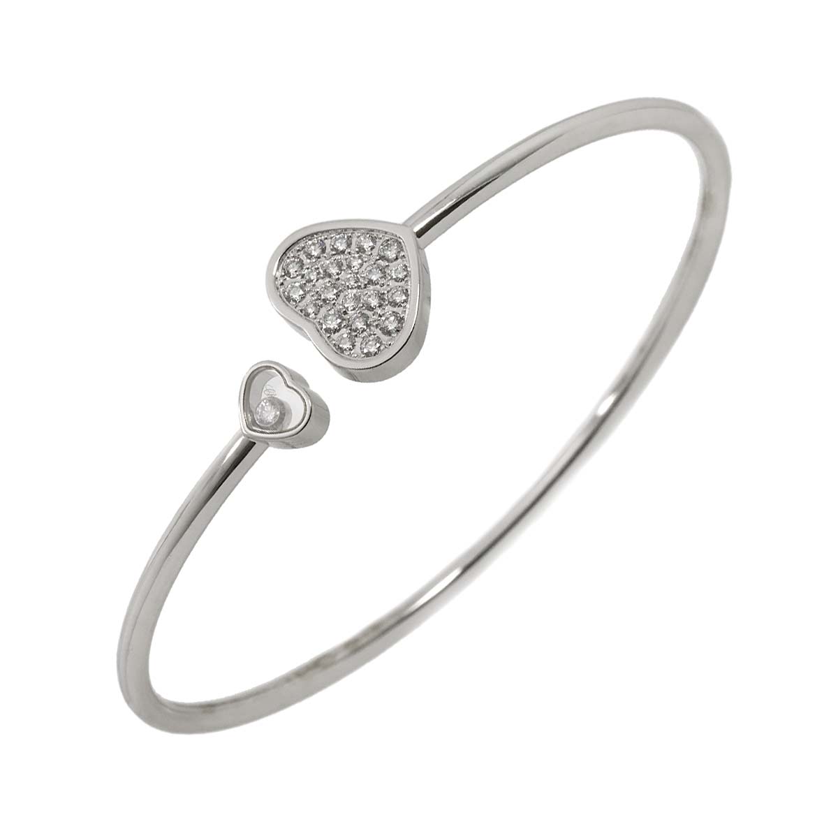 Happy Heart Diamond Bracelet 18K WG 750
