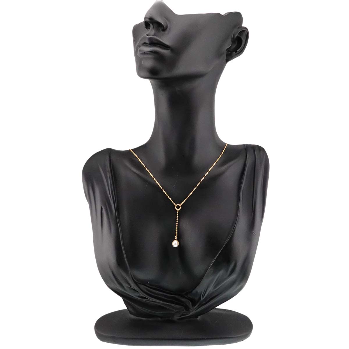 Freshwater cultured pearl Necklace 18K YG 750