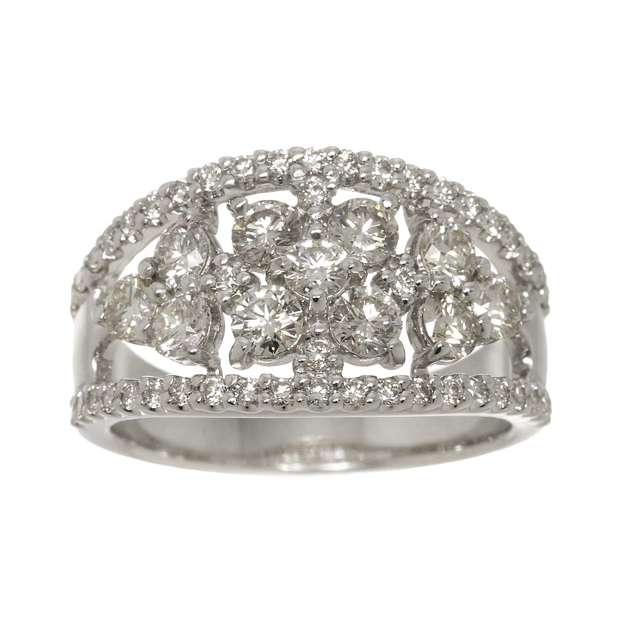 Diamond 2.00ct Ring Pt Platinum size8.25(US)