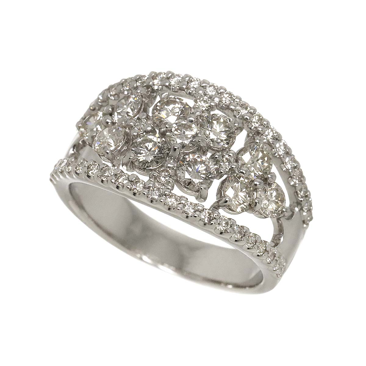 Diamond 2.00ct Ring Pt Platinum size8.25(US)