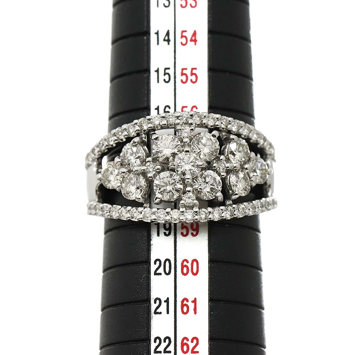 Diamond 2.00ct Ring Pt Platinum size8.25(US)