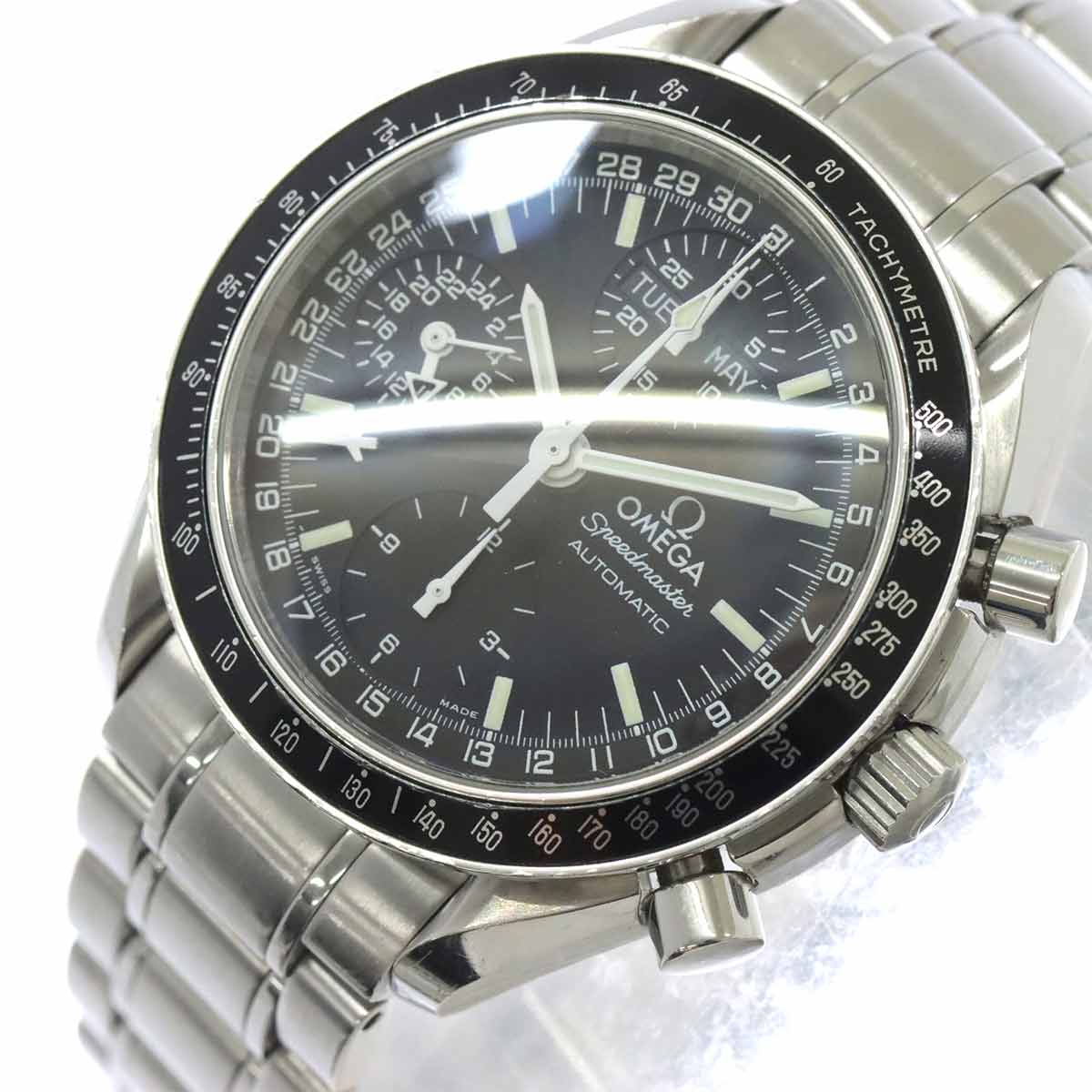 Speedmaster Mark 40 Cosmos 3520 50 triple calendar Black Dial