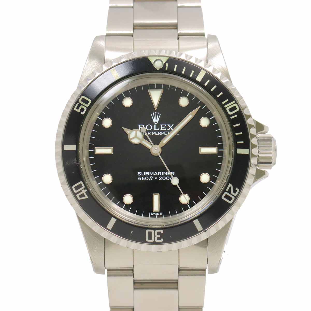 Submariner No Date 5513 Serial 9 Automatic Black Dial Mens
