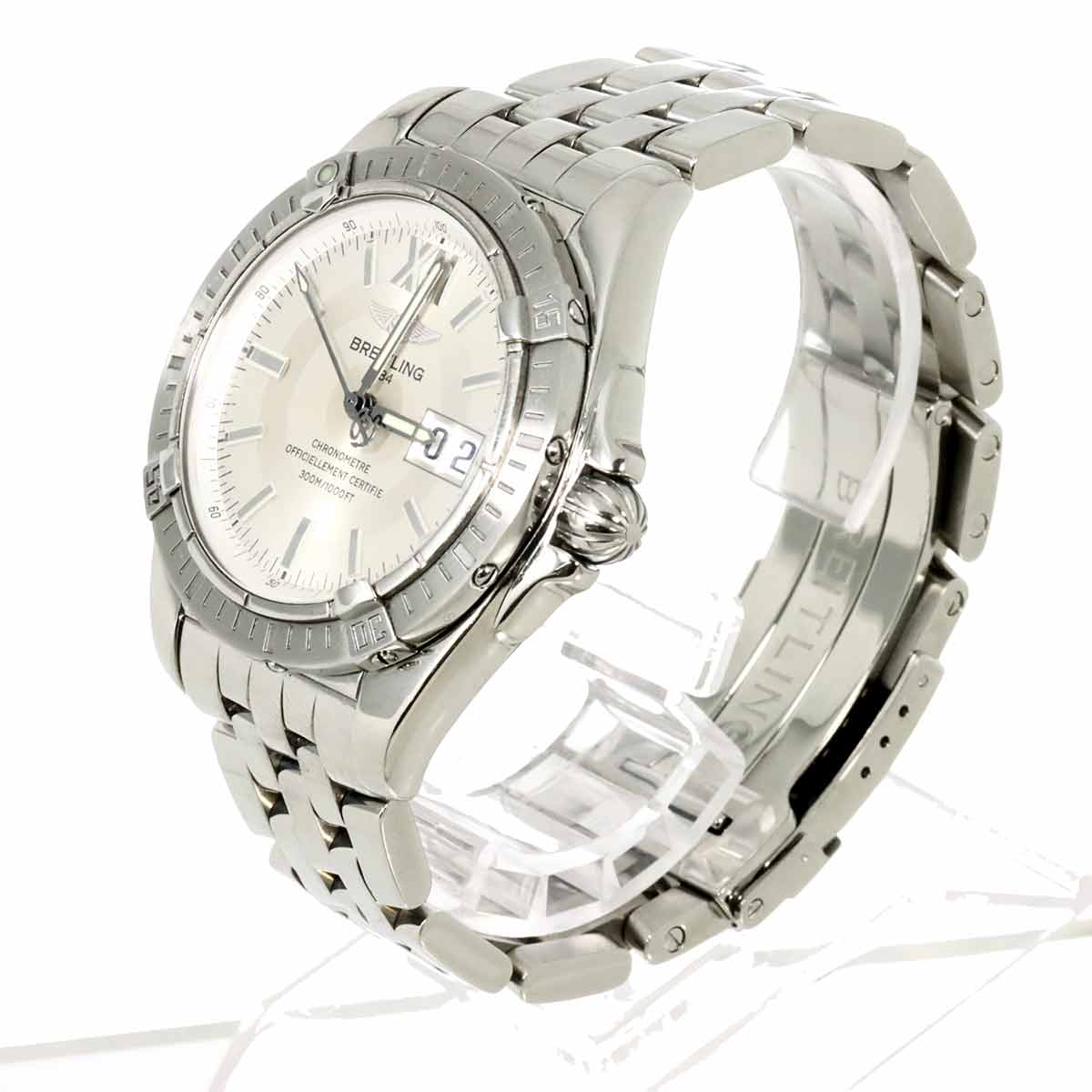 Cockpit A49350 Automatic Silber Dial Date Mens Watch