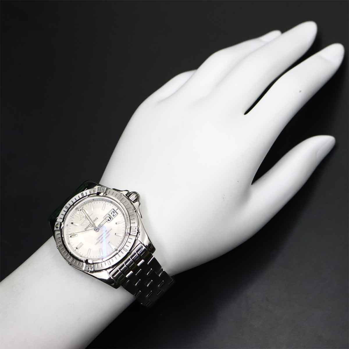 Cockpit A49350 Automatic Silber Dial Date Mens Watch