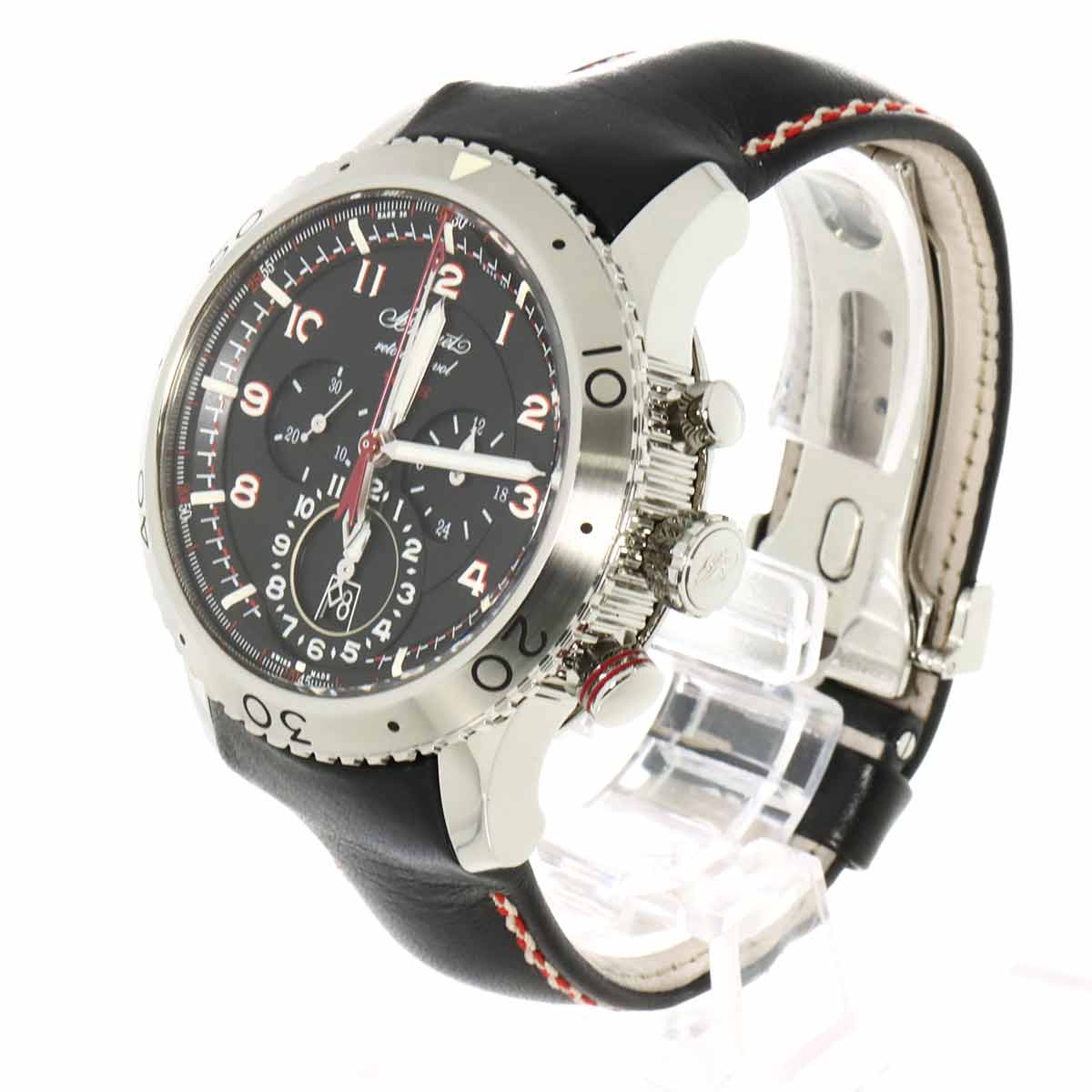 Transatlantique TypeXXII 3880ST Black Dial Automatic Mens