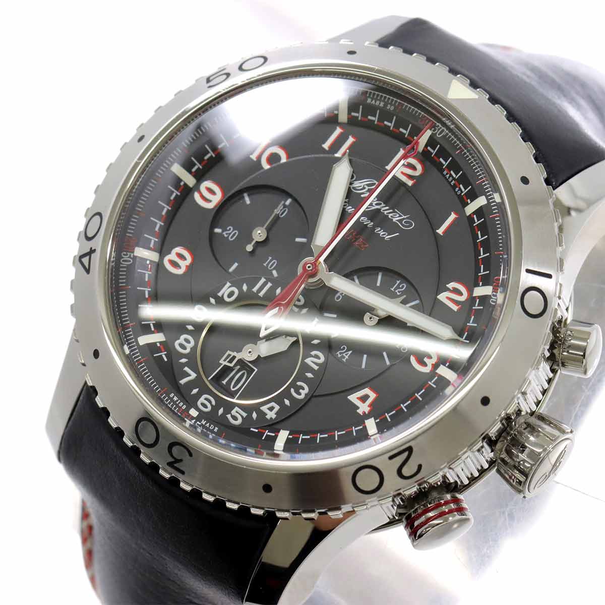 Transatlantique TypeXXII 3880ST Black Dial Automatic Mens