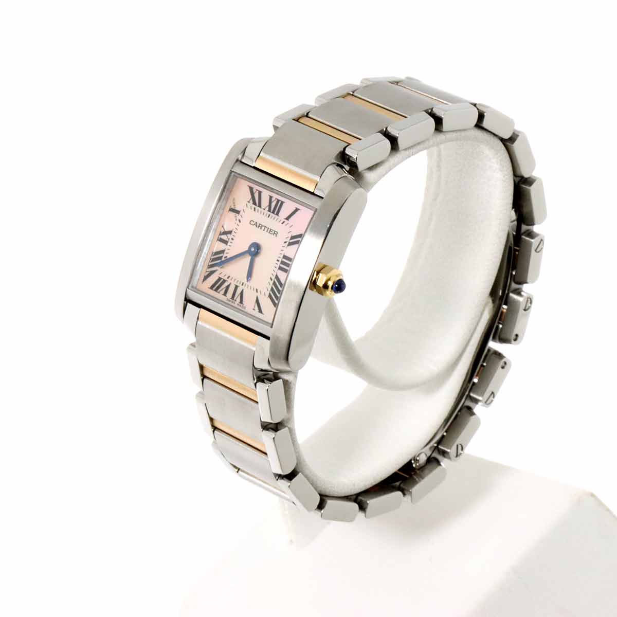 Tank Francaise SM W51027Q4 750 PG Quartz Pink Shell Dial