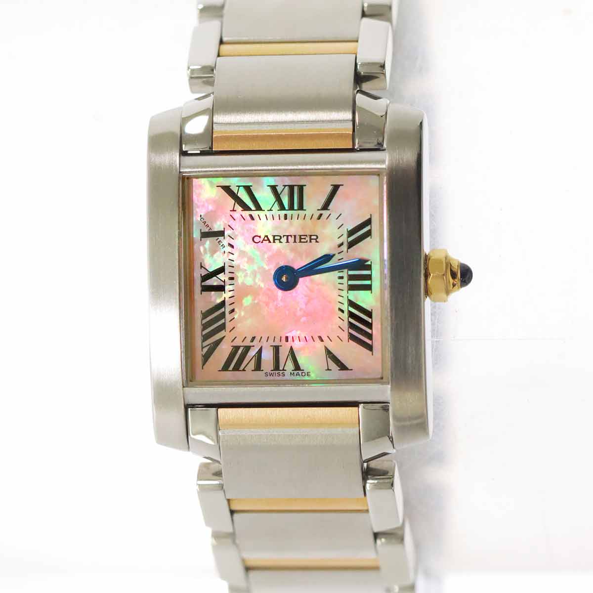 Tank Francaise SM W51027Q4 750 PG Quartz Pink Shell Dial