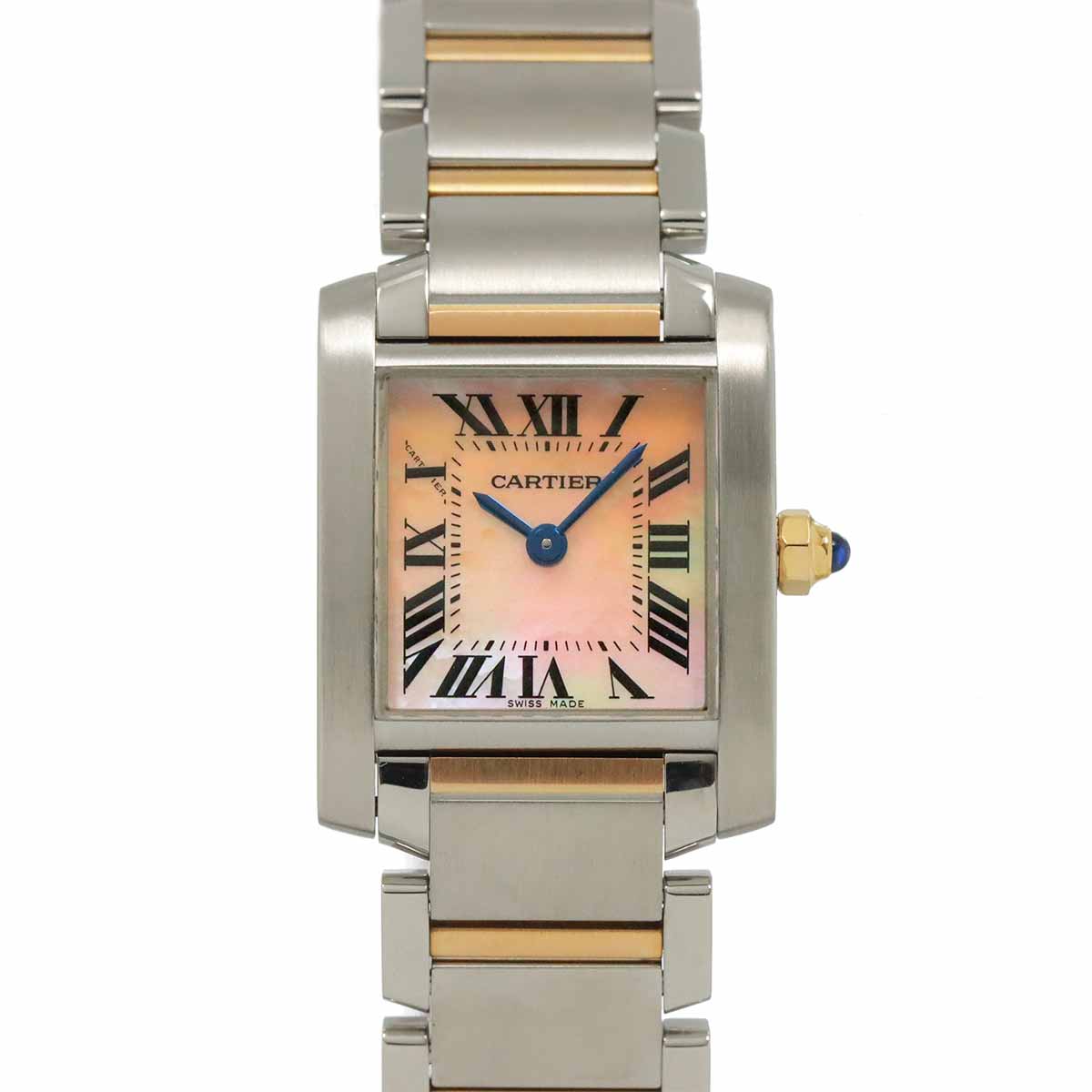 Tank Francaise SM W51027Q4 750 PG Quartz Pink Shell Dial