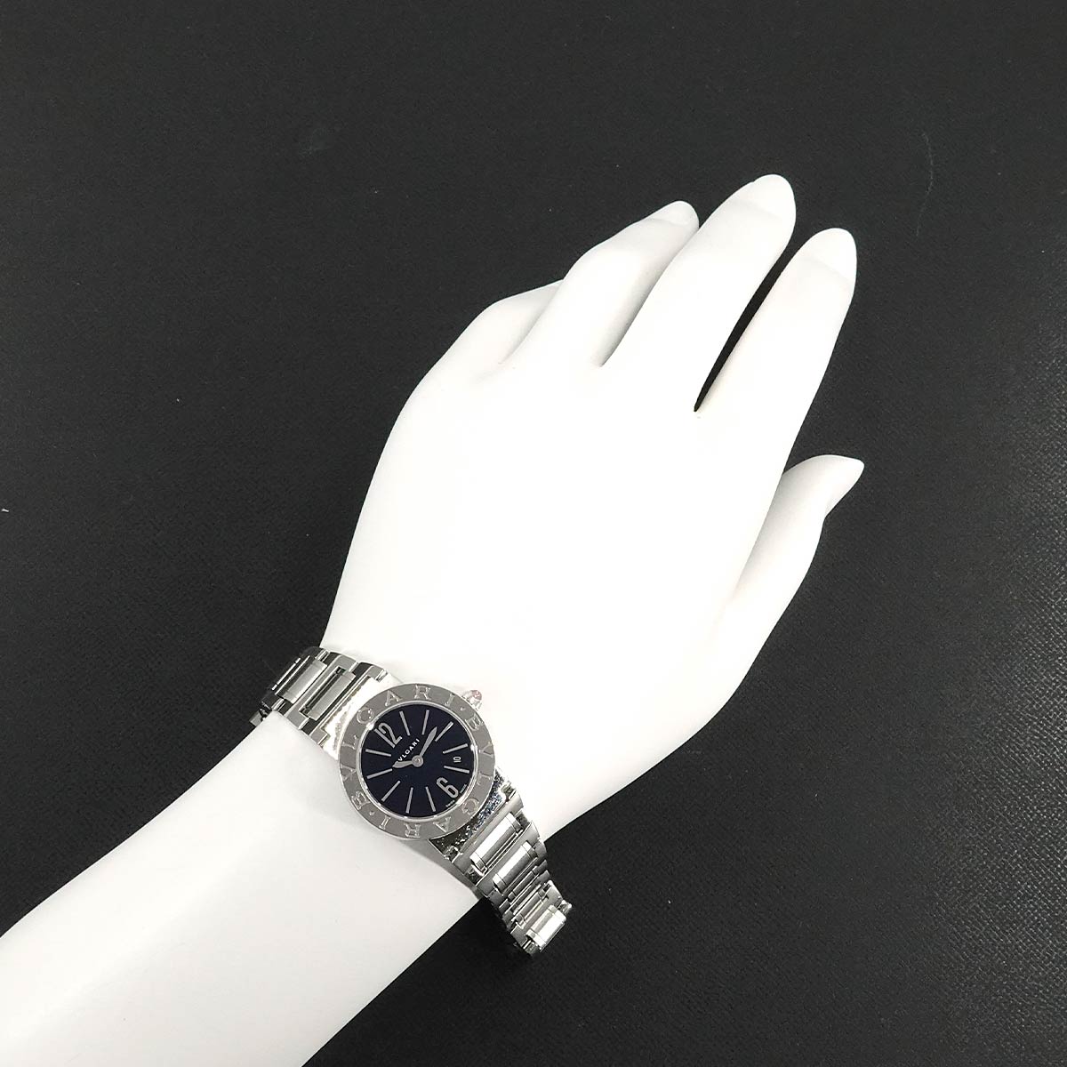 BVLGARIBVLGARI BBL26S Date Quartz Black Dial Ladies Watch