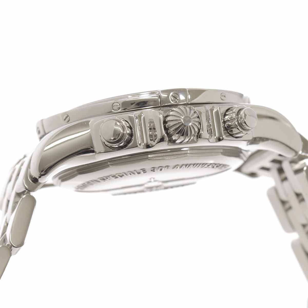 Chronomat 44 Airborne AB0115 Limited Black Silver Dial Mens