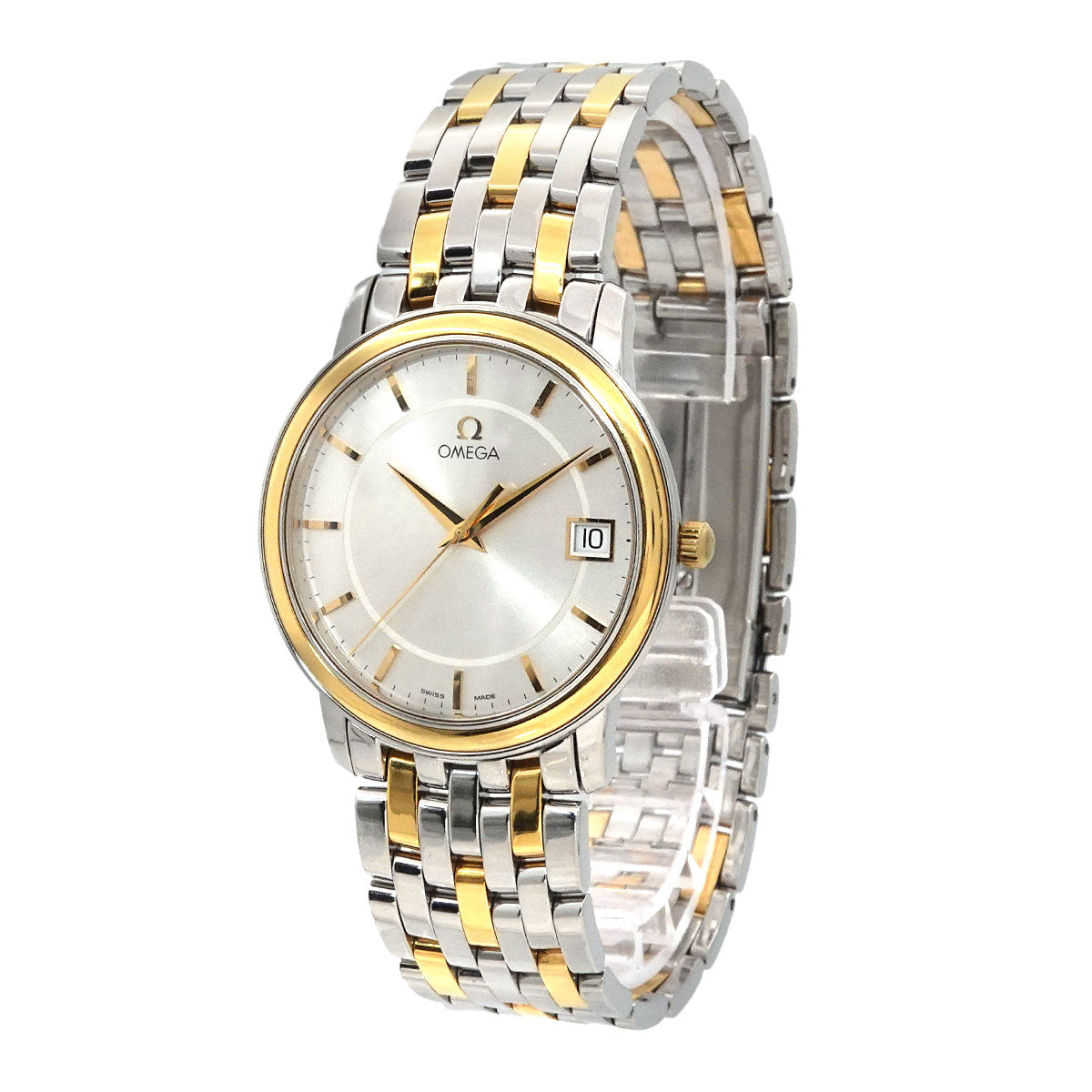 Devil Prestige Combi 4310 31 Silver Dial Vintage Mens Watch 90290741