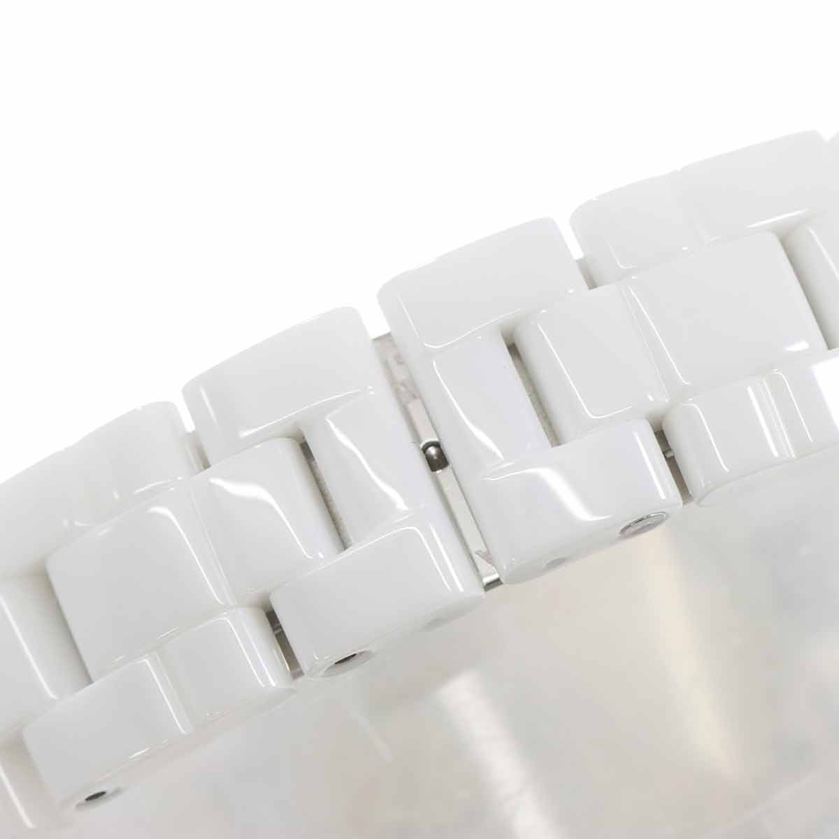 J12 33mm H0967 Bezel Diamond Quartz White Dial Ladies Watch