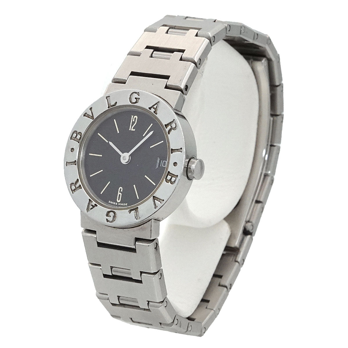 BVLGARIBVLGARI Date BB23SSD Quartz Black Dial Ladies Watch