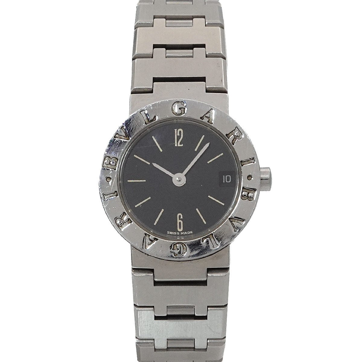 BVLGARIBVLGARI Date BB23SSD Quartz Black Dial Ladies Watch