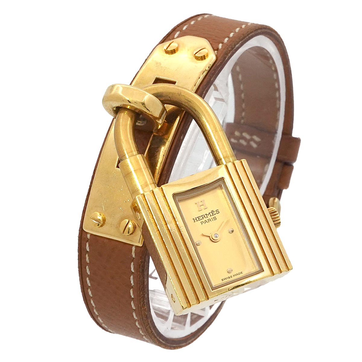 Kelly Watches Quartz Gold Dial Vintage Cadena Ladies Watch