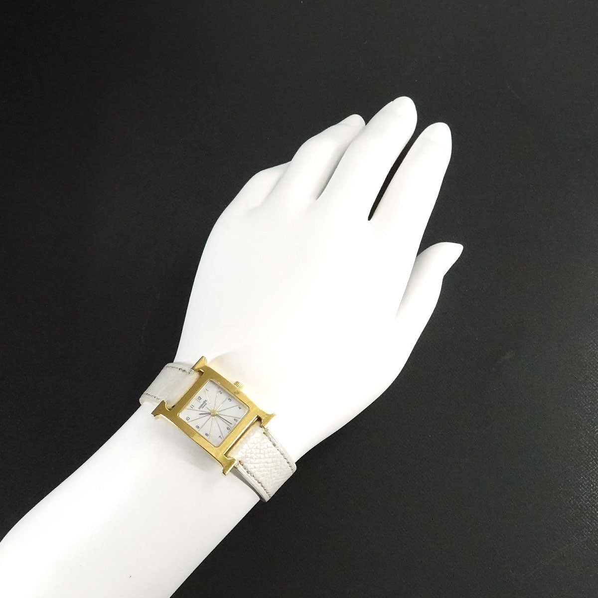 H Watch HH1 201 Quartz White Dial Ladies Watch