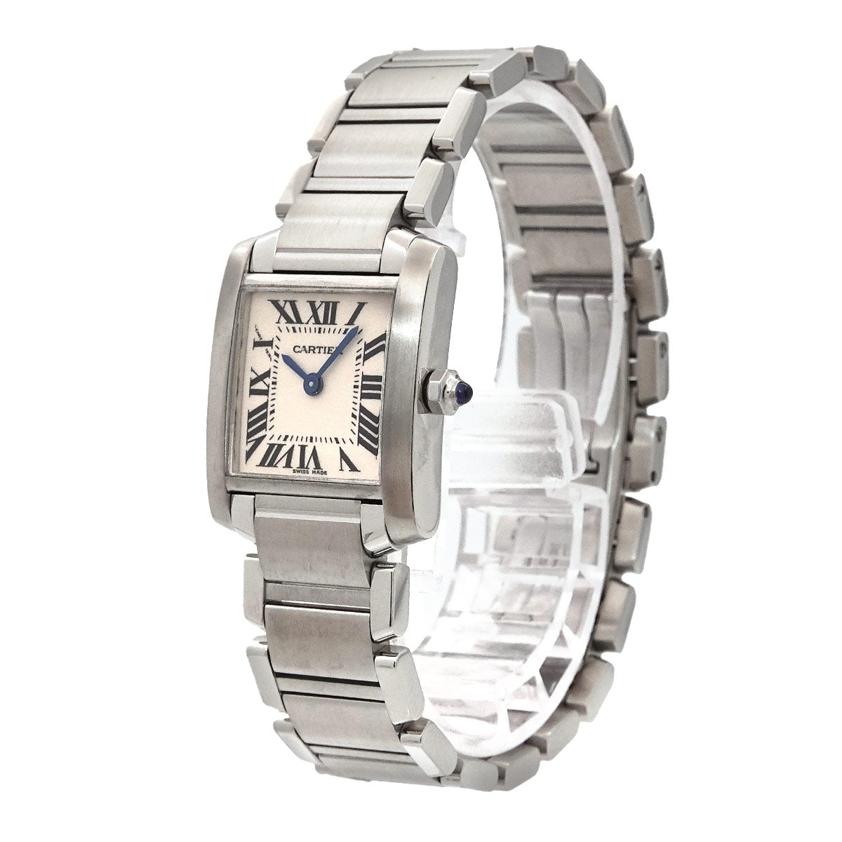 Tank Francaise SM W51008Q3 Quartz Cream Dial Ladies Watch
