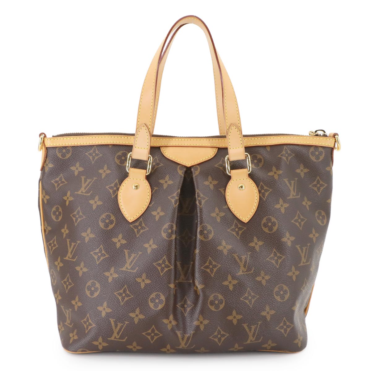 Monogram Palermo PM 2way Tote Shoulder Bag Brown M40145