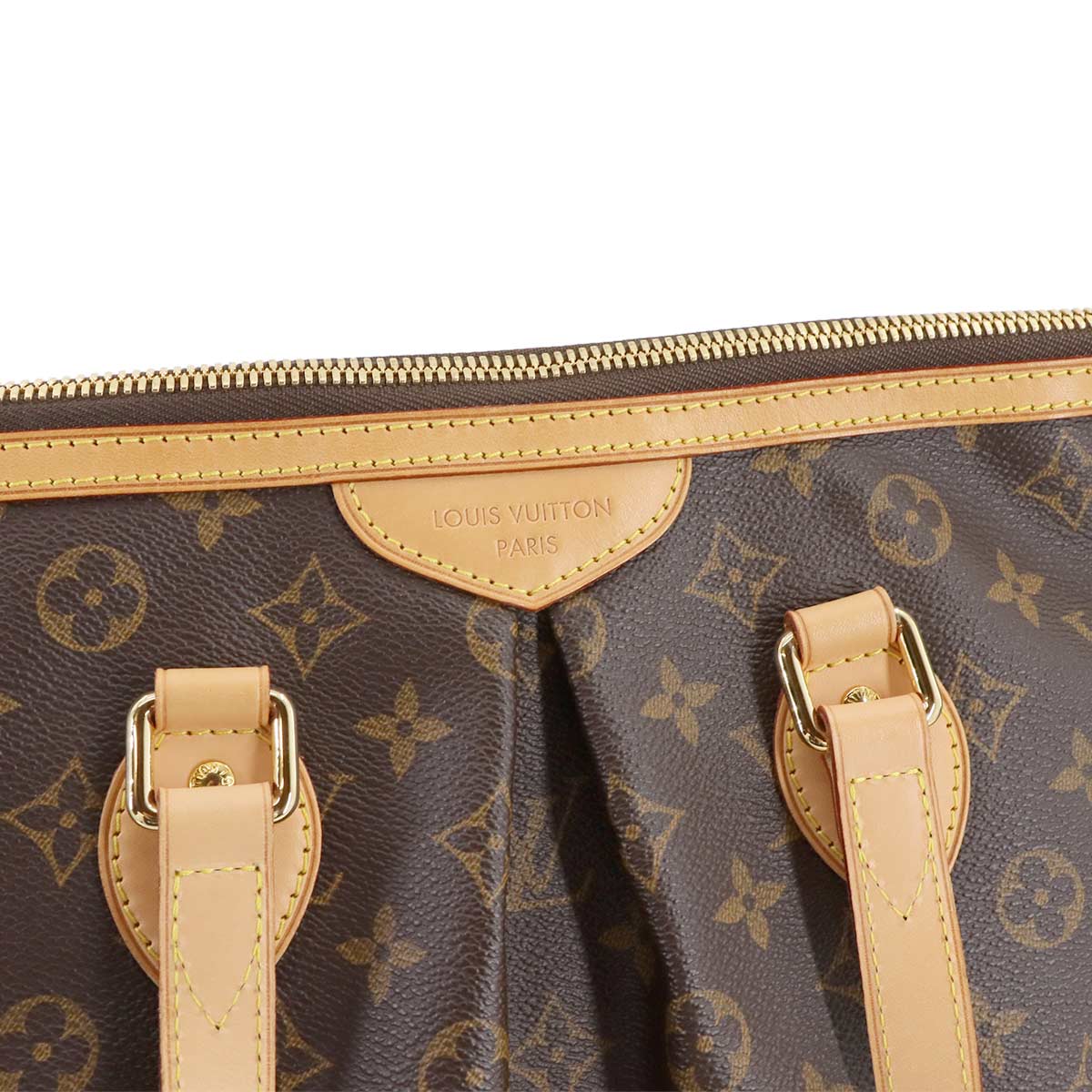 Monogram Palermo PM 2way Tote Shoulder Bag Brown M40145