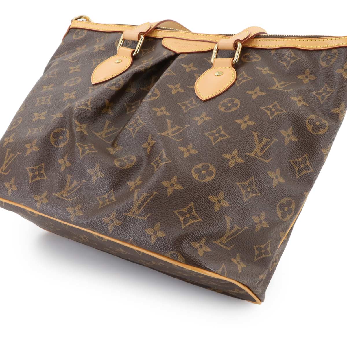 Monogram Palermo PM 2way Tote Shoulder Bag Brown M40145