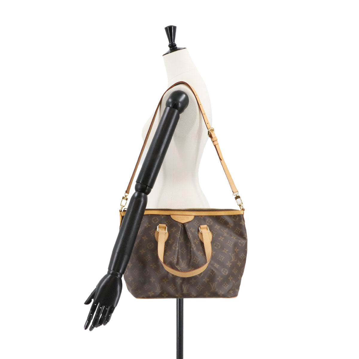 Monogram Palermo PM 2way Tote Shoulder Bag Brown M40145