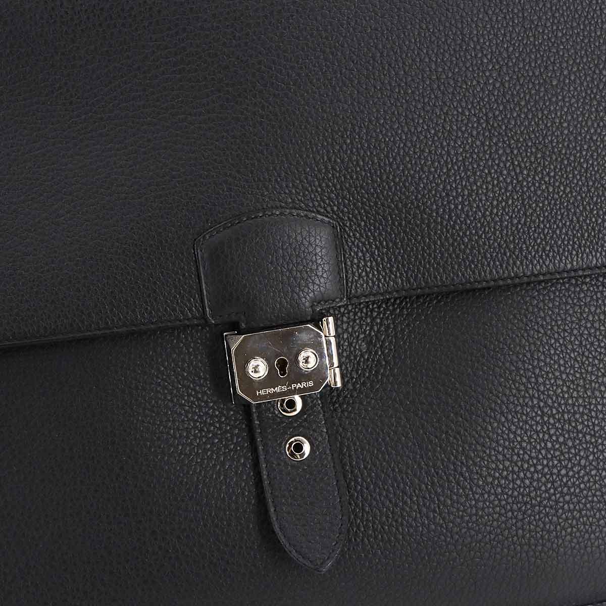Sack A Depeche 41 Briefcase Business Bag Togo Black