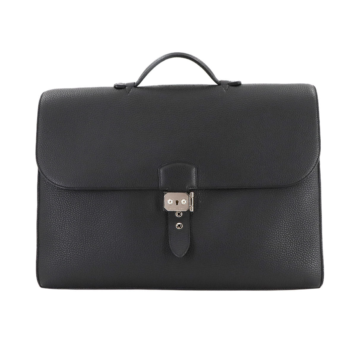 Sack A Depeche 41 Briefcase Business Bag Togo Black