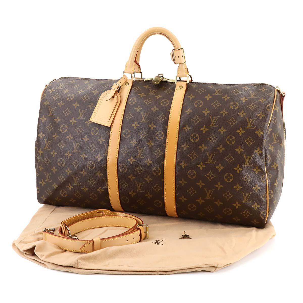 Monogram Keepall Bandouliere 55 Luggage M41414 Unisex