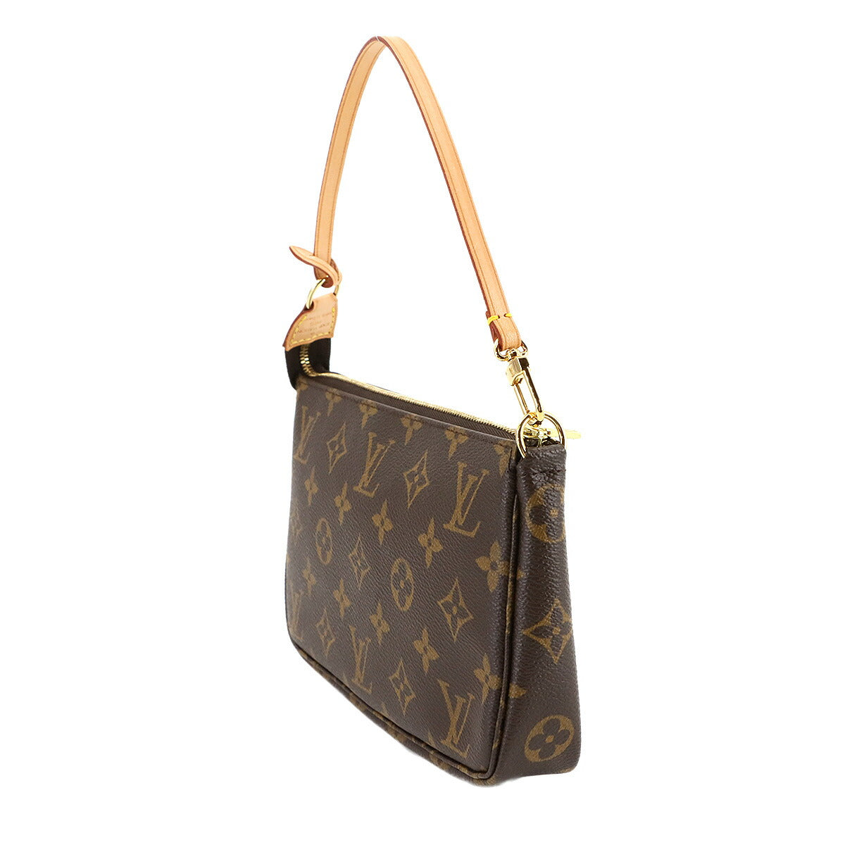 Monogram Pochette Accessoires Hand Bag Pouch Brown M51980